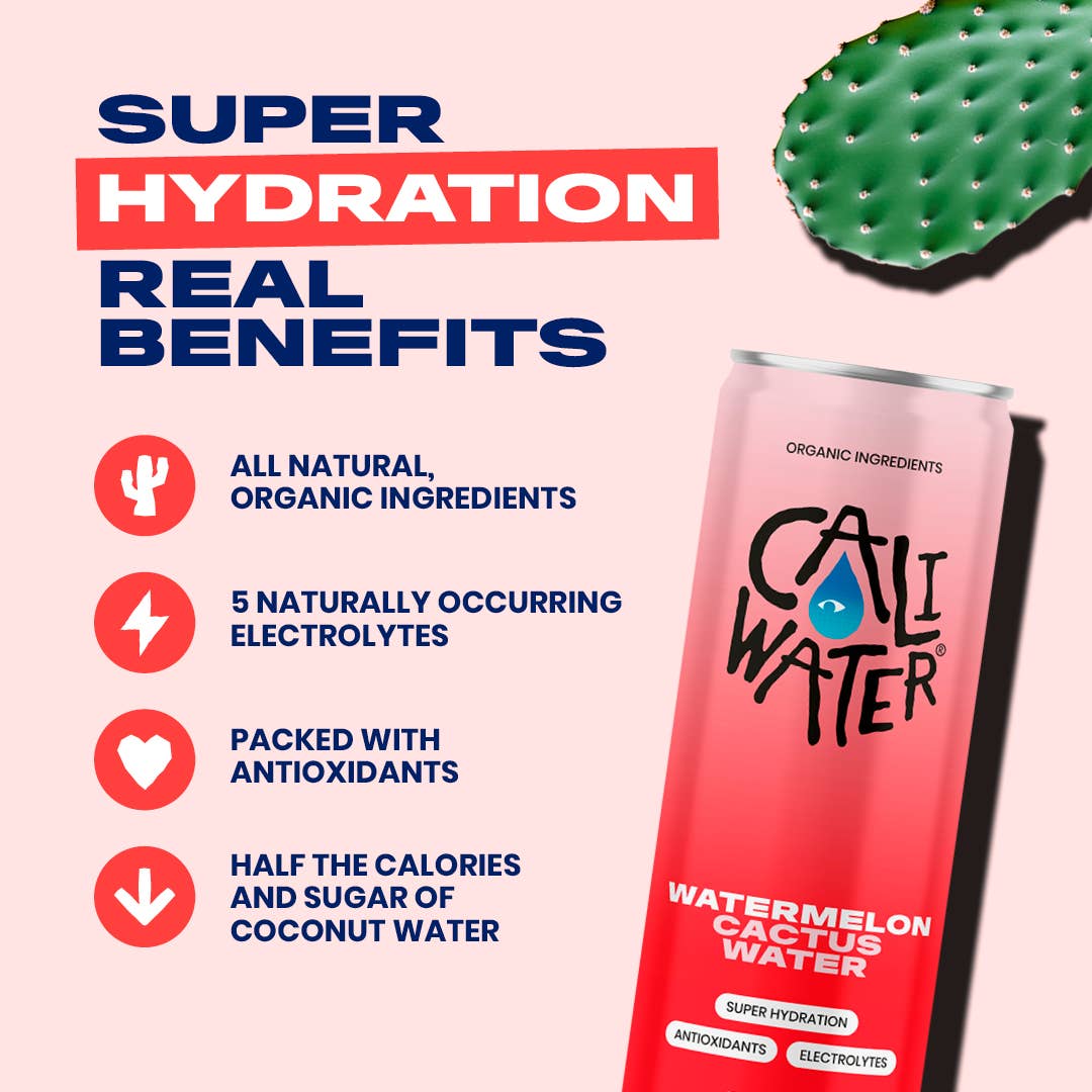 Caliwater - Wholesale Flavored/Infused Water (Non-Carbonated) - Watermelon Cactus Water4