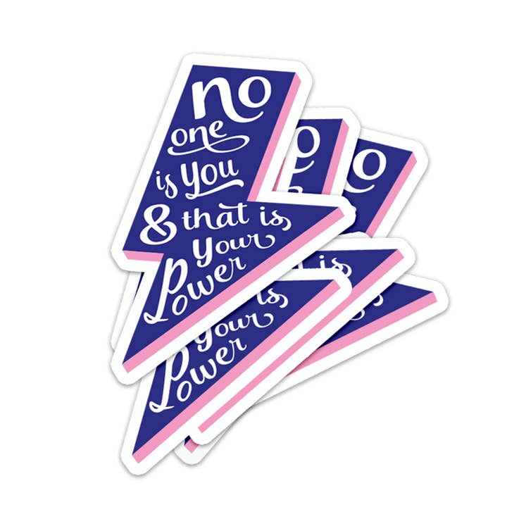 Sticker No one is you for wholesale by Studio Inktvis