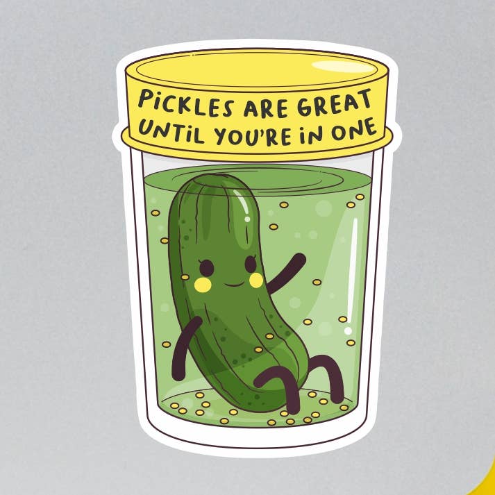 Pickle Sticker for wholesale by Lunch Box Stickers