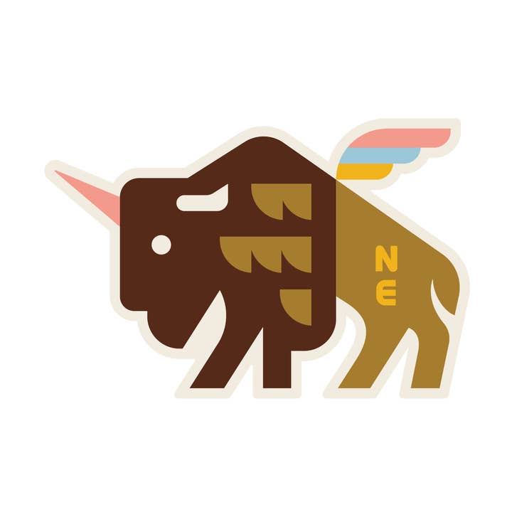 UniBuff (NE) Sticker for wholesale by Heartlandia