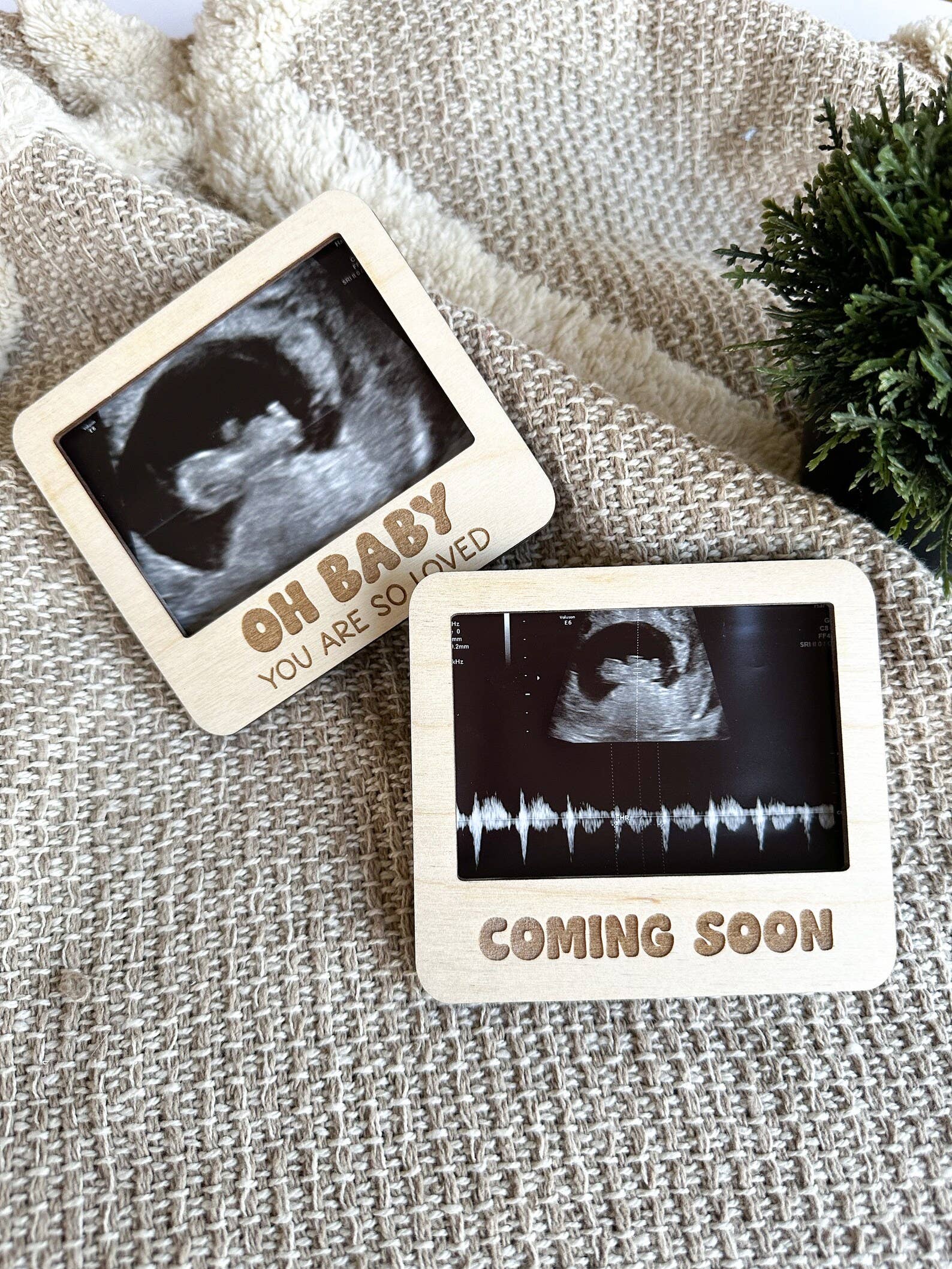 knocks on wood - Vente Cadre photo - Enfant et bébé - Cadre photo à ultrasons2
