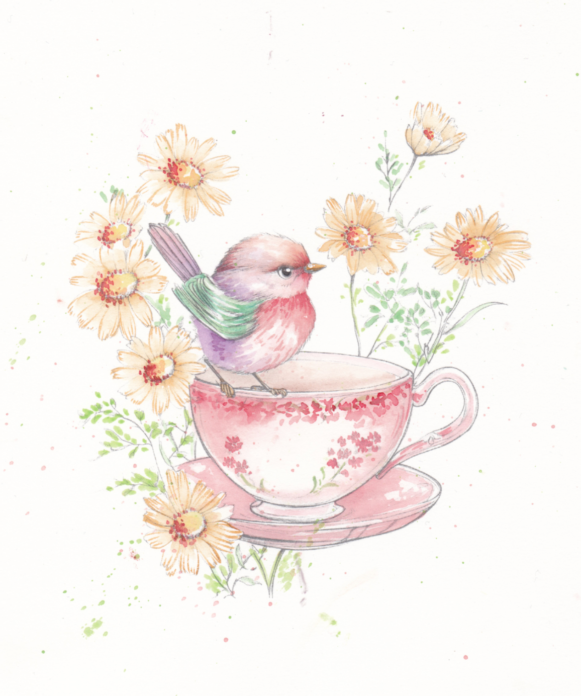 willowwolfe – Großhandel Skizzenbuch/Skizzenblock – Federn & Feinheiten Aquarell-Arbeitsbuch6