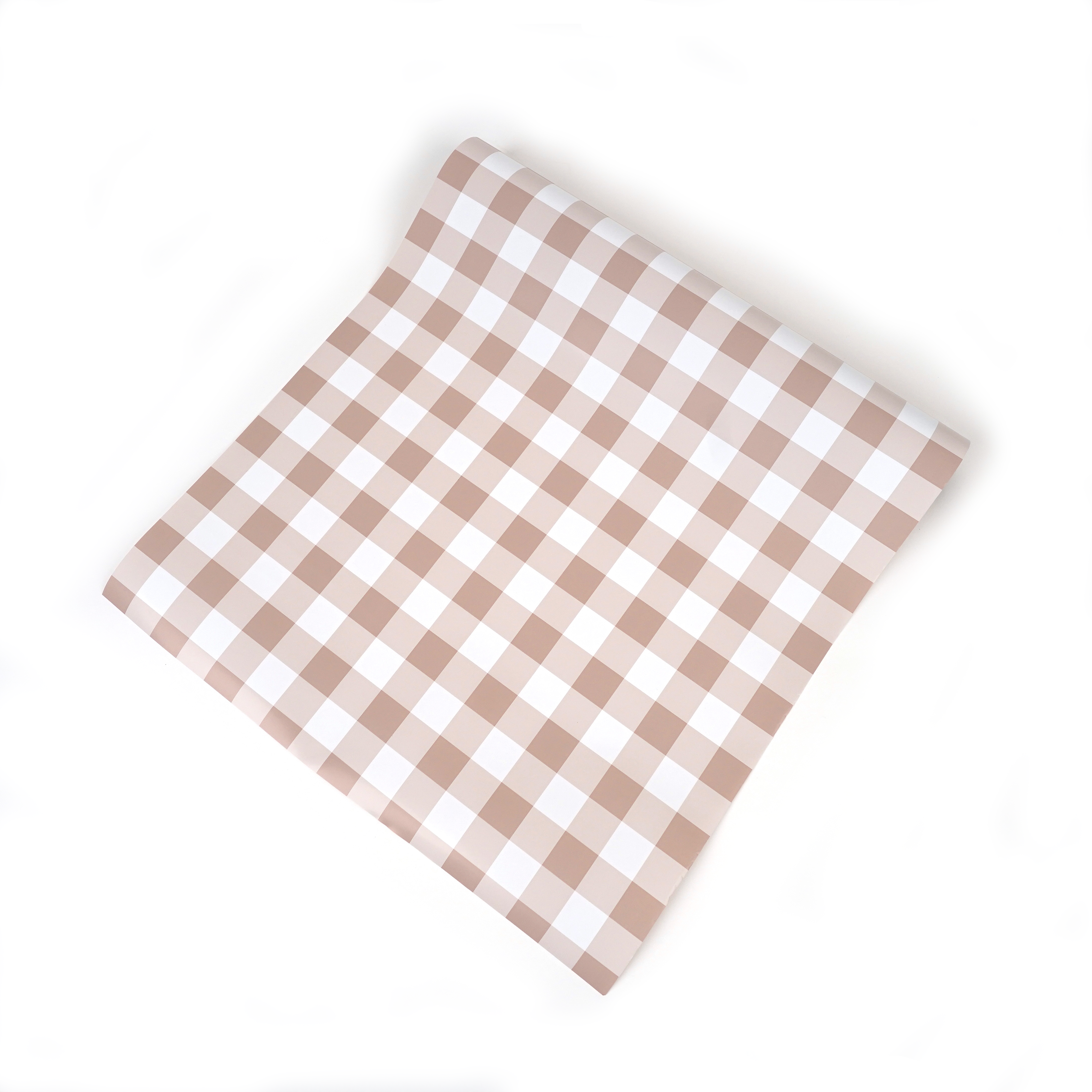 Gatherings by Curated Paperie – wholesale Disposable table cover/runner – Brown Gingham Paper Table Runner7