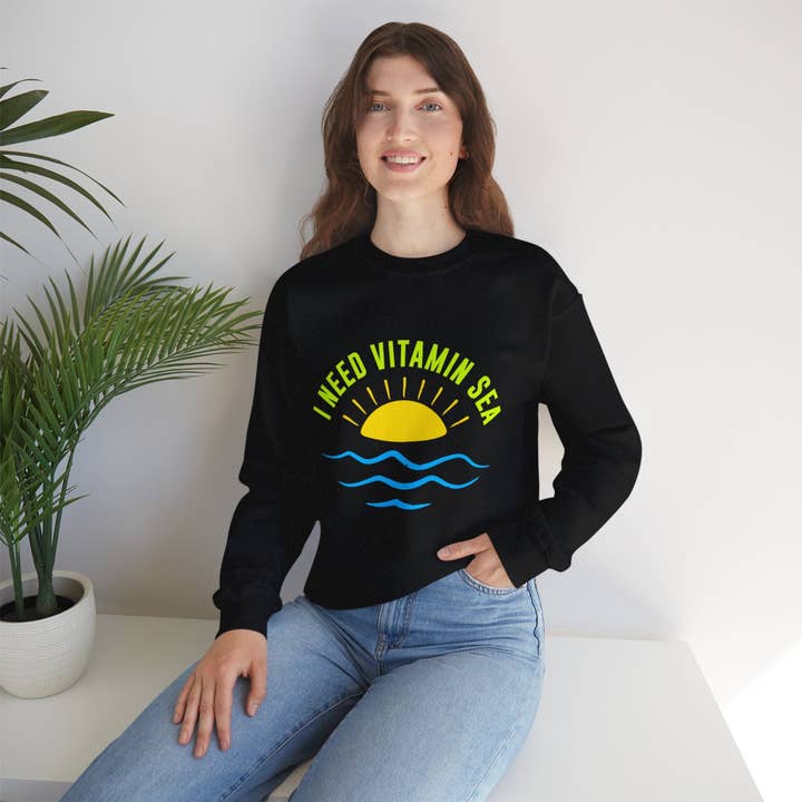 Jag behöver vitamin hav unisex sweatshirt för wholesale av RC'nSONS