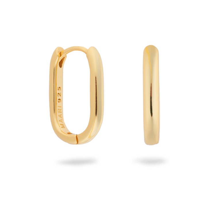 Mae Gold Small Earrings for wholesale by MAARI STUDIOS