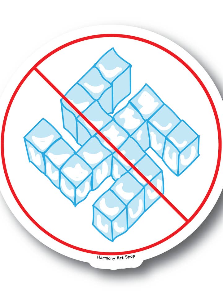 Ingen ICE-mærkat for engroshandel hos Harmony Art Shop