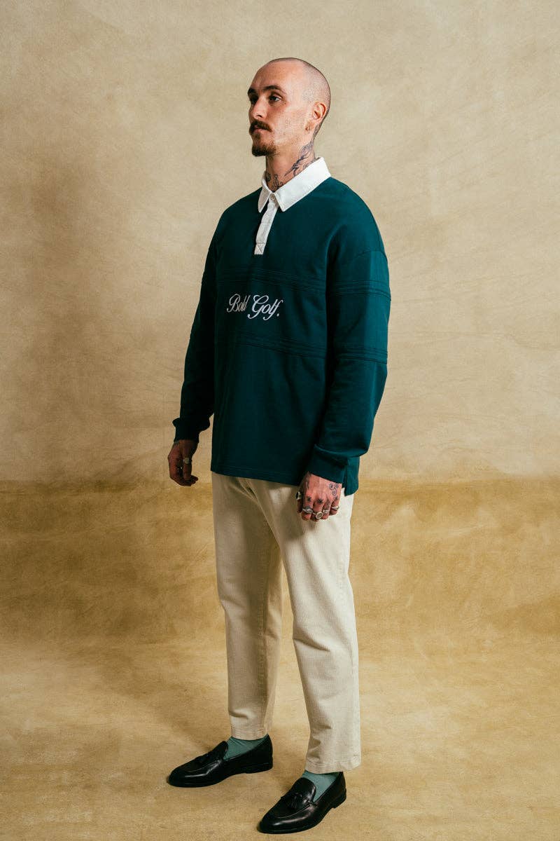 Forest Green Script Heavyweight Jersey - Heritage Edition for wholesale on Faire2