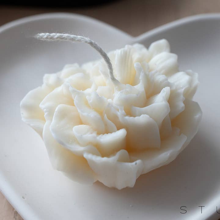 Bougie BLOOMA | Bougie décorative | Cire de soja pour la vente par Studio Candela