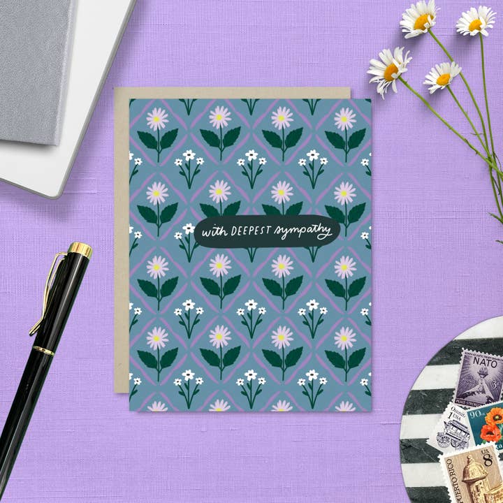 Barone and Co. - Wholesale Sympathy Card - Deepest Sympathy Grid Card4