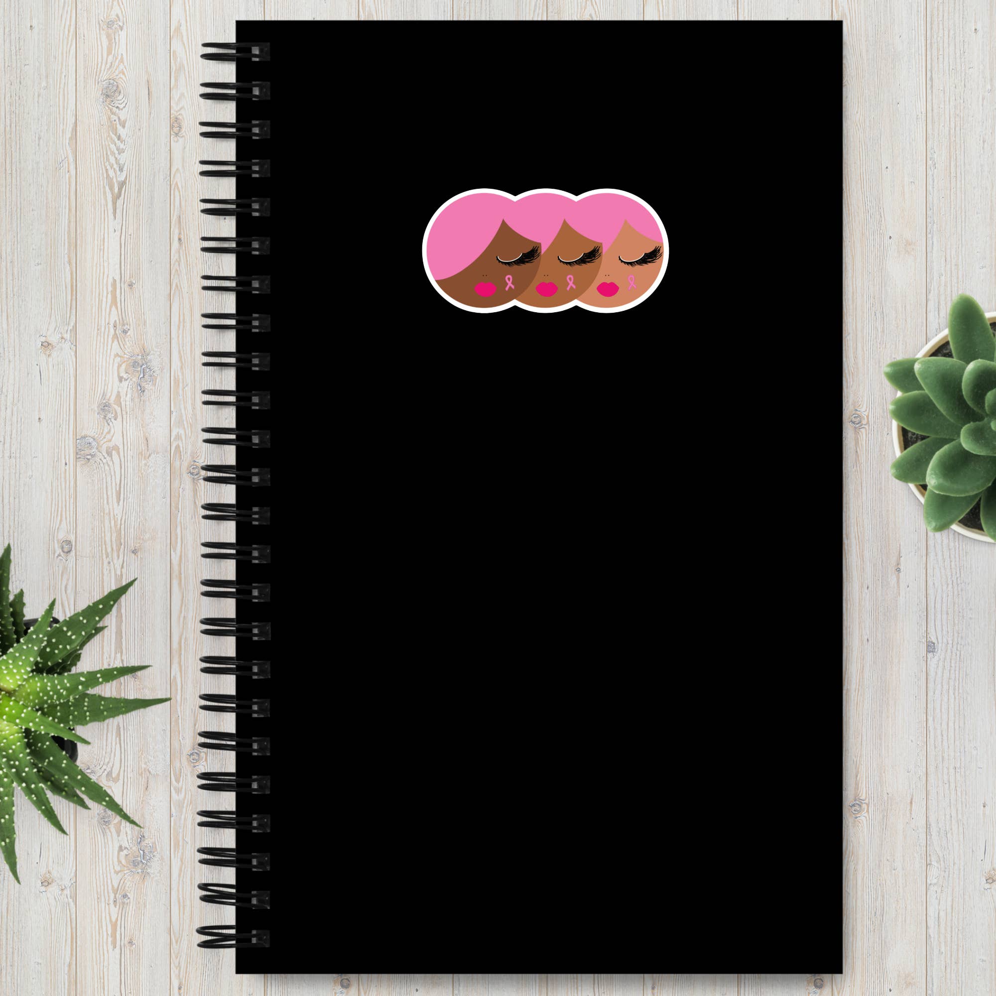 Sparkle Blu - Wholesale Sticker - Love Faith Hope | Pink Breast Cancer Awareness Unity Sticker1