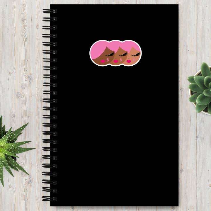 Sparkle Blu - Wholesale Sticker - Love Faith Hope | Pink Breast Cancer Awareness Unity Sticker1