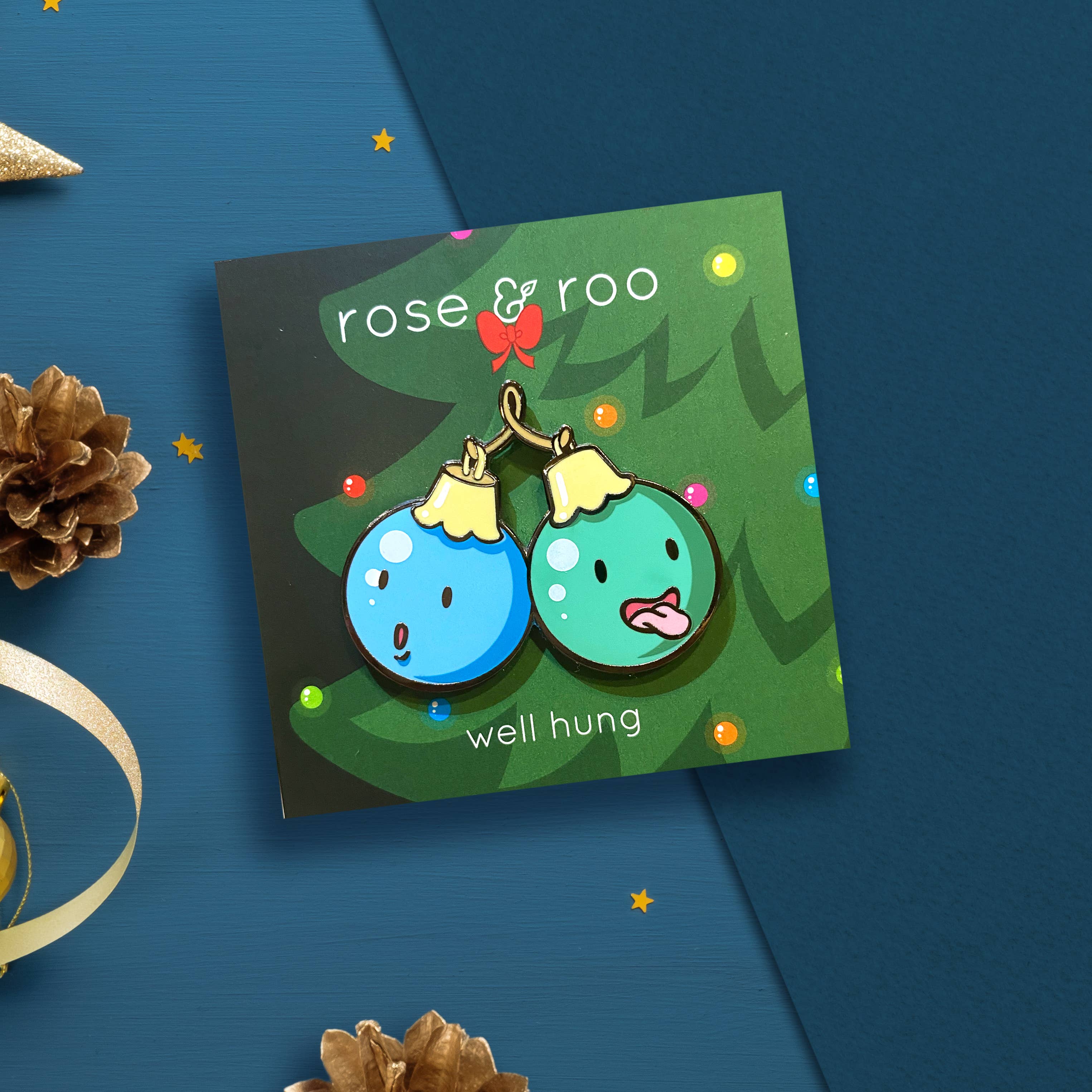 rose & roo - Wholesale Lapel Pin/Button - Well hung enamel pin1