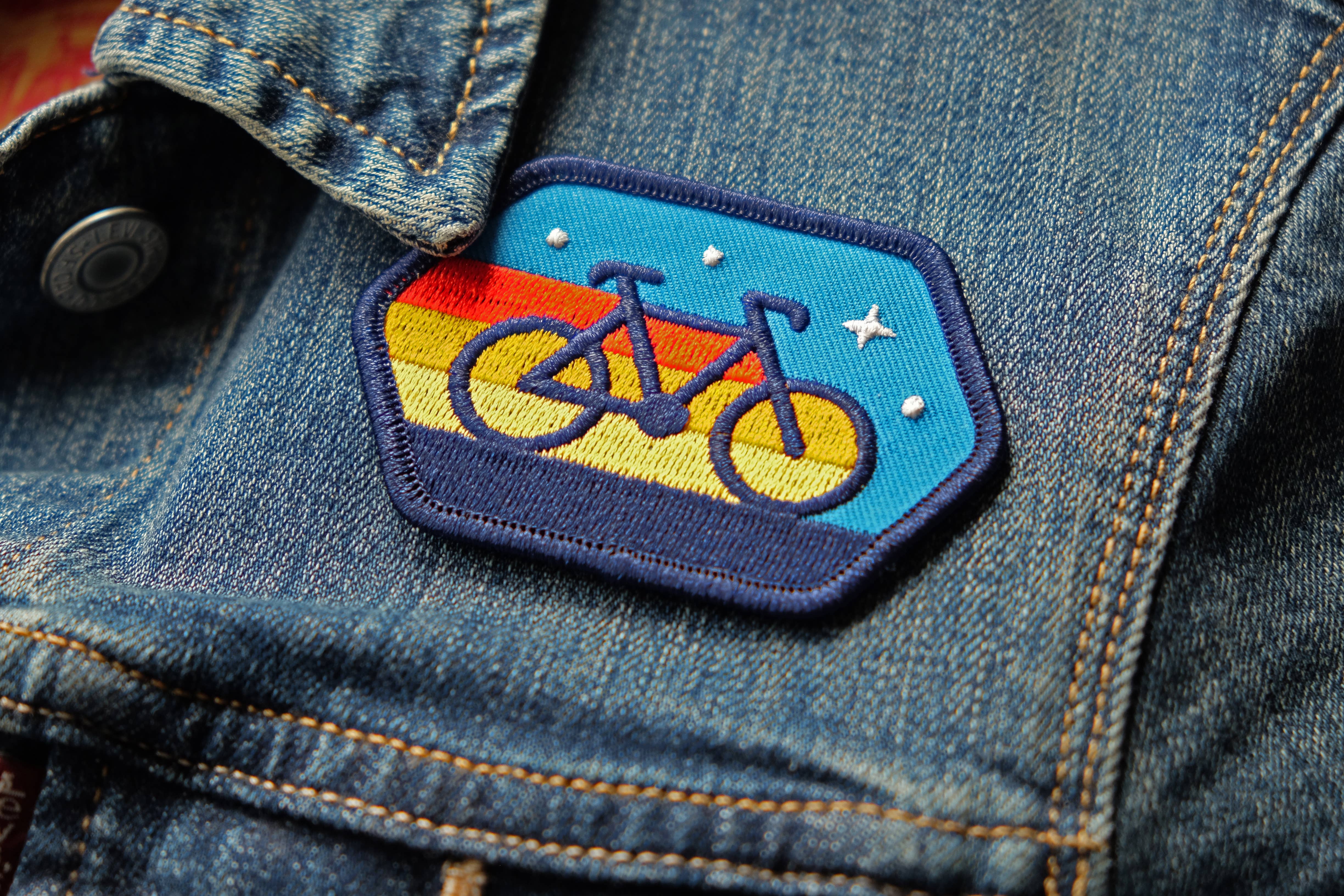DKNG Studios - Wholesale Patch - Cyclist - Embroidered Patch6