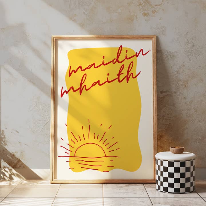 Maidin Mhaith Print for wholesale by As Gaeilge