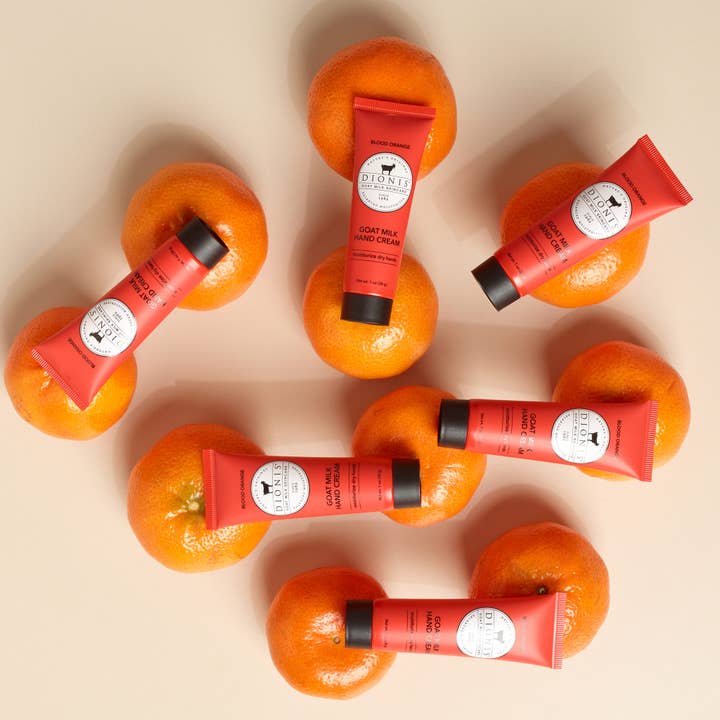 Dionis Goat Milk Skincare - Wholesale Hand Cream/Lotion - Dionis Blood Orange Goat Milk Hand Cream, 1oz (6ct)3