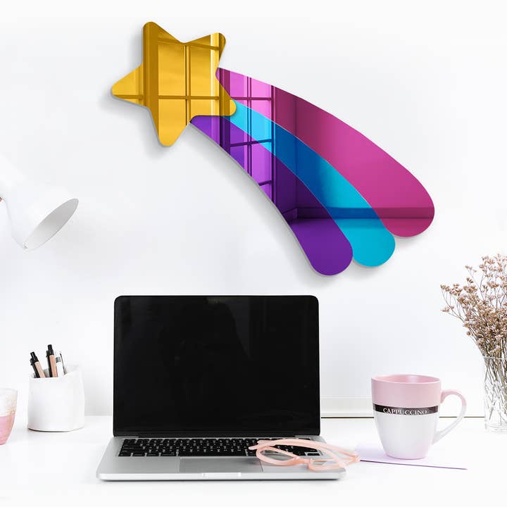4ArtWorks – wholesale Wall mirror – Shooting Star | Acrylic Art | Wall Mirror2