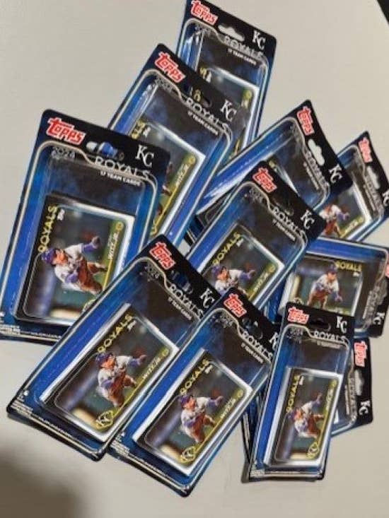 2024 Topps Kansas City Royals Mini Team Set - 25-pack Lot för wholesale av Wildwood Enterprises LLC