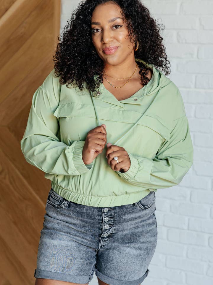 Tomorrow's Forecast Hooded Windbreaker for wholesale by Bella Nova Style Co