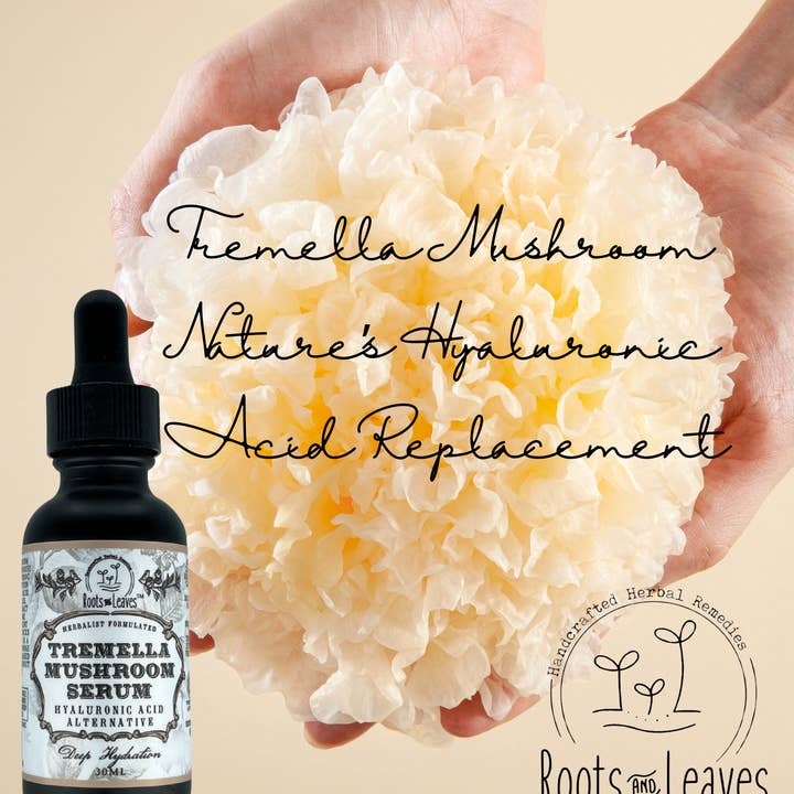 Roots And Leaves - Wholesale Facial Serum/Concentrate - Tremella Mushroom Serum - Hyaluronic Acid replacement