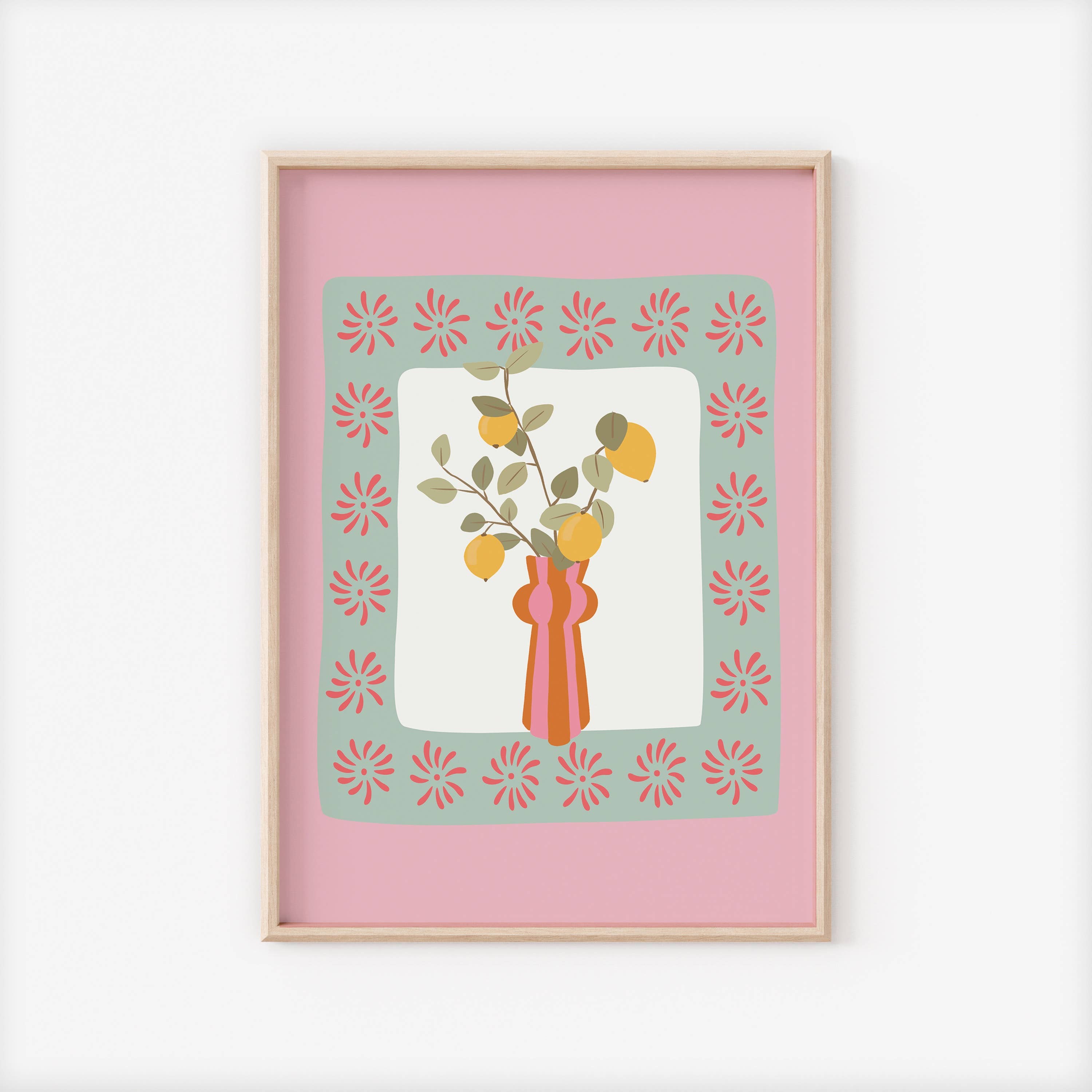 Streepjes Designs - Wholesale Poster - Bloemenvaas | Poster A4 '25