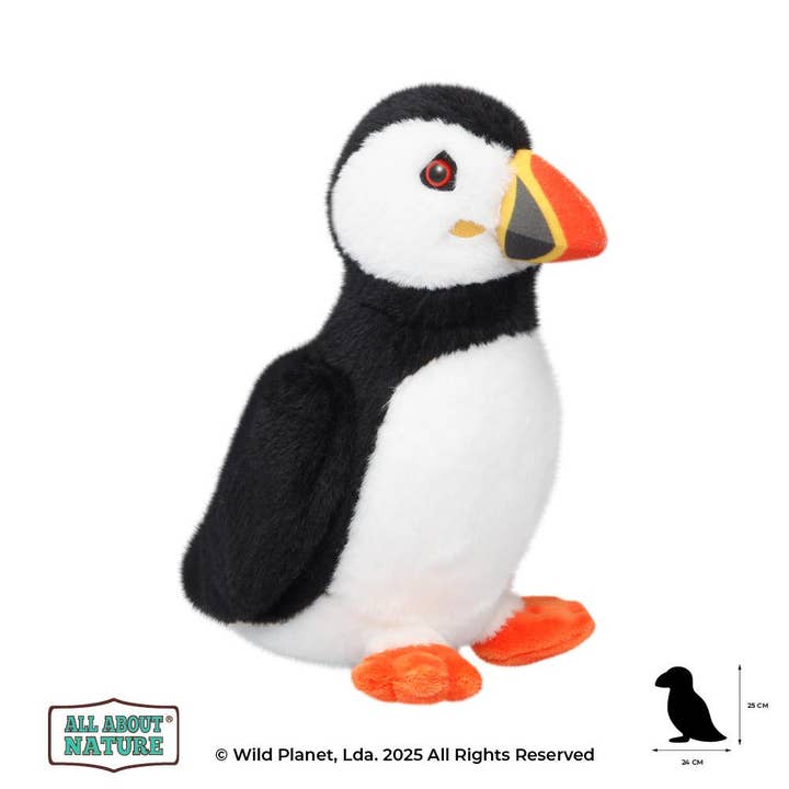 Wild Planet - Wholesale Stuffed/Plush Toy - Kids & Baby - All About Nature Puffin