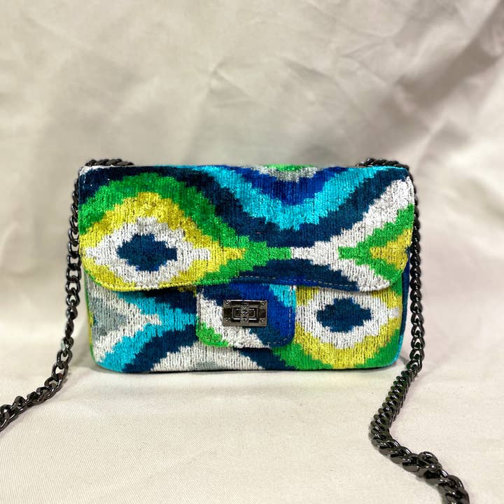 Mila∞Miro by Emelie - Wholesale Crossbody Bag - Women's - Ikat Coco Bag Capri