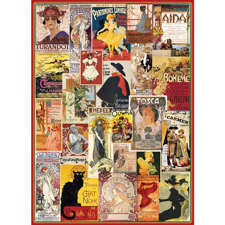 Eurographics Puzzles USA - Wholesale Puzzle - Adult - Theater & Opera Vintage Posters1