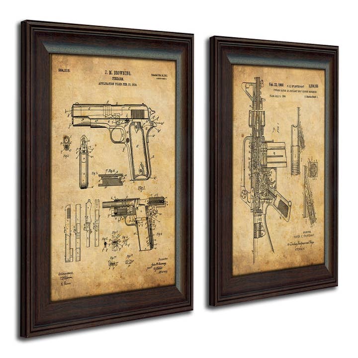 Personal Prints - Wholesale Art Print - Firearm Guns - Patent Art