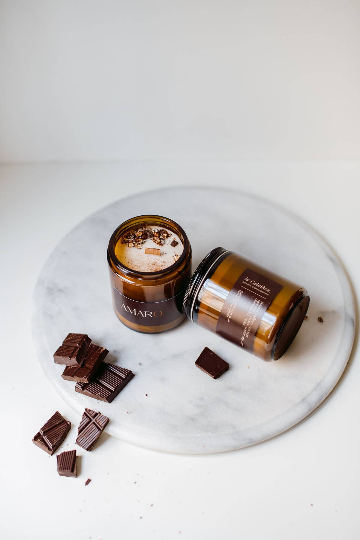 La Calathea - Wholesale Jar/Filled Candle - Candela Amaro0