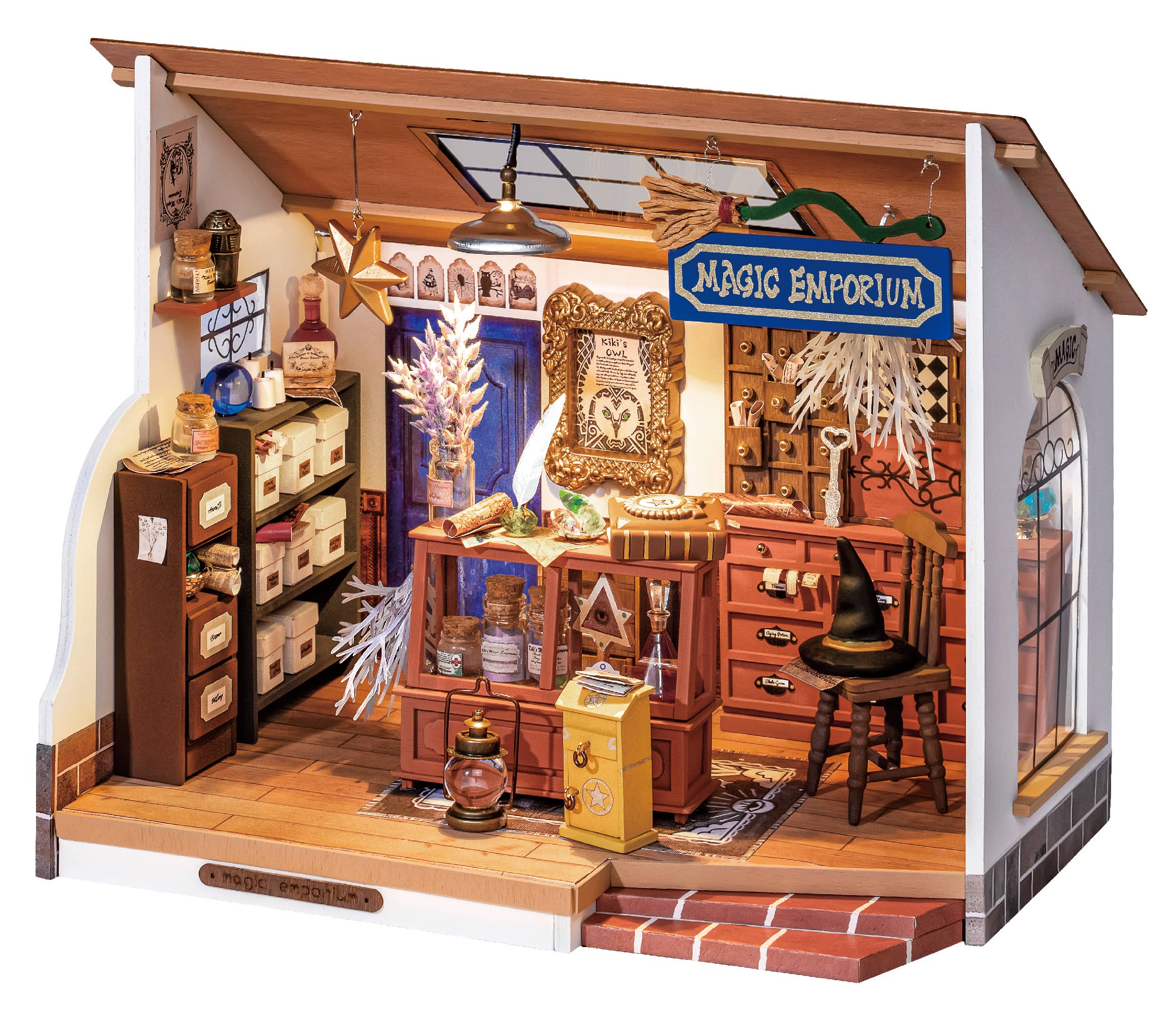 Robotime - Wholesale DIY Craft Kit - DG155 Kiki's Magic Emporium DIY Miniature house Wooden13