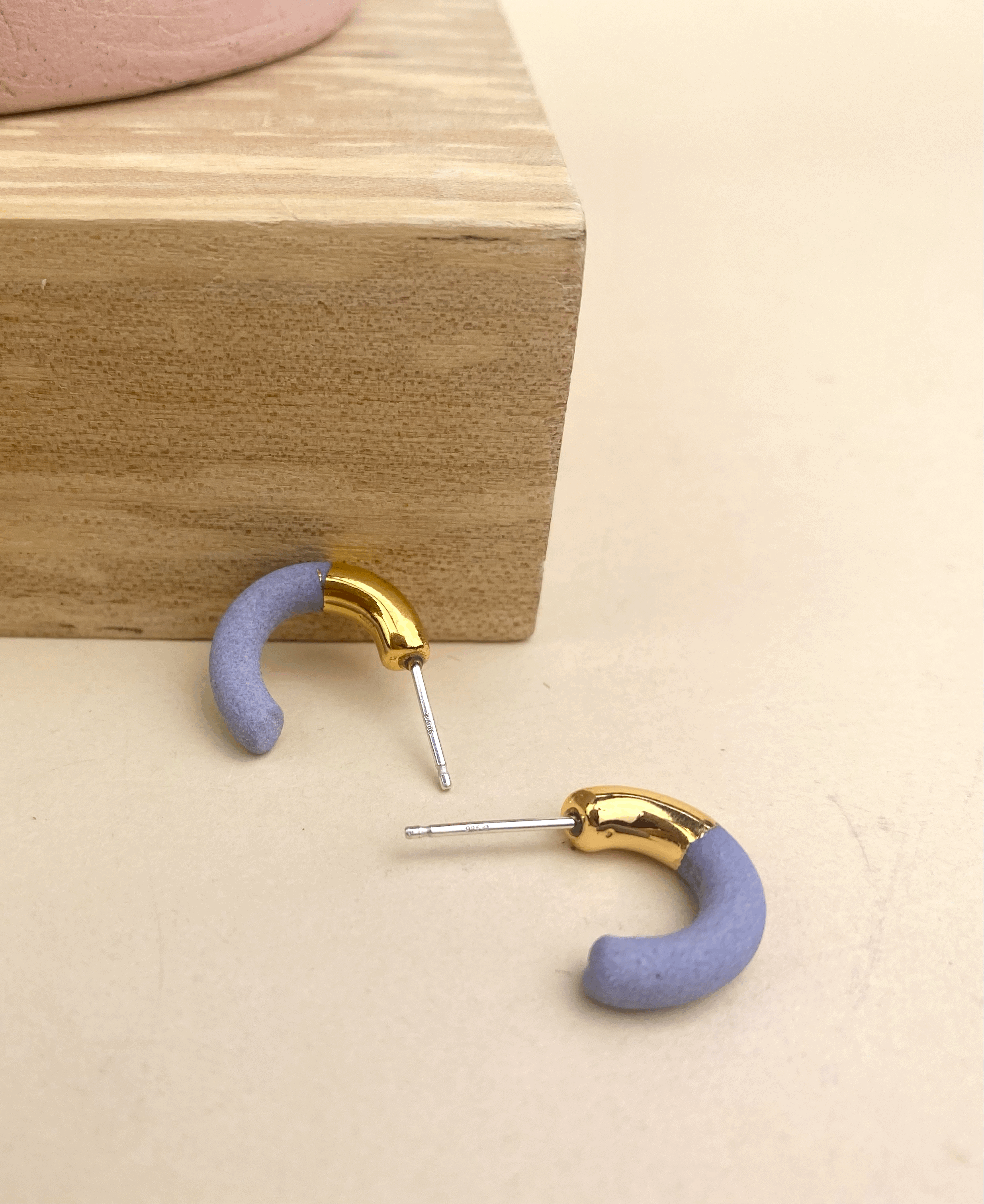 Barrow PDX - Wholesale Hoop Earrings - Porcelain Hoop Studs - Multiple Colors3