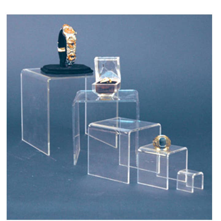 Smykkeudstillingsskærmstigersæt (5stk) for engroshandel hos Zakka