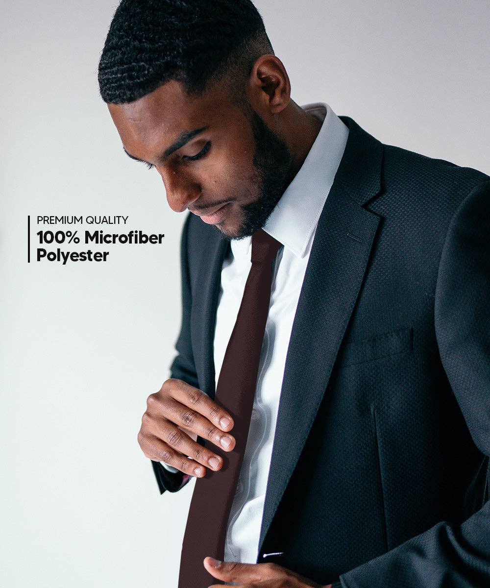 Dubal Brothers - Vente Cravate – homme - Cravate fine unie (4 paquets) par Vittorio Farina104