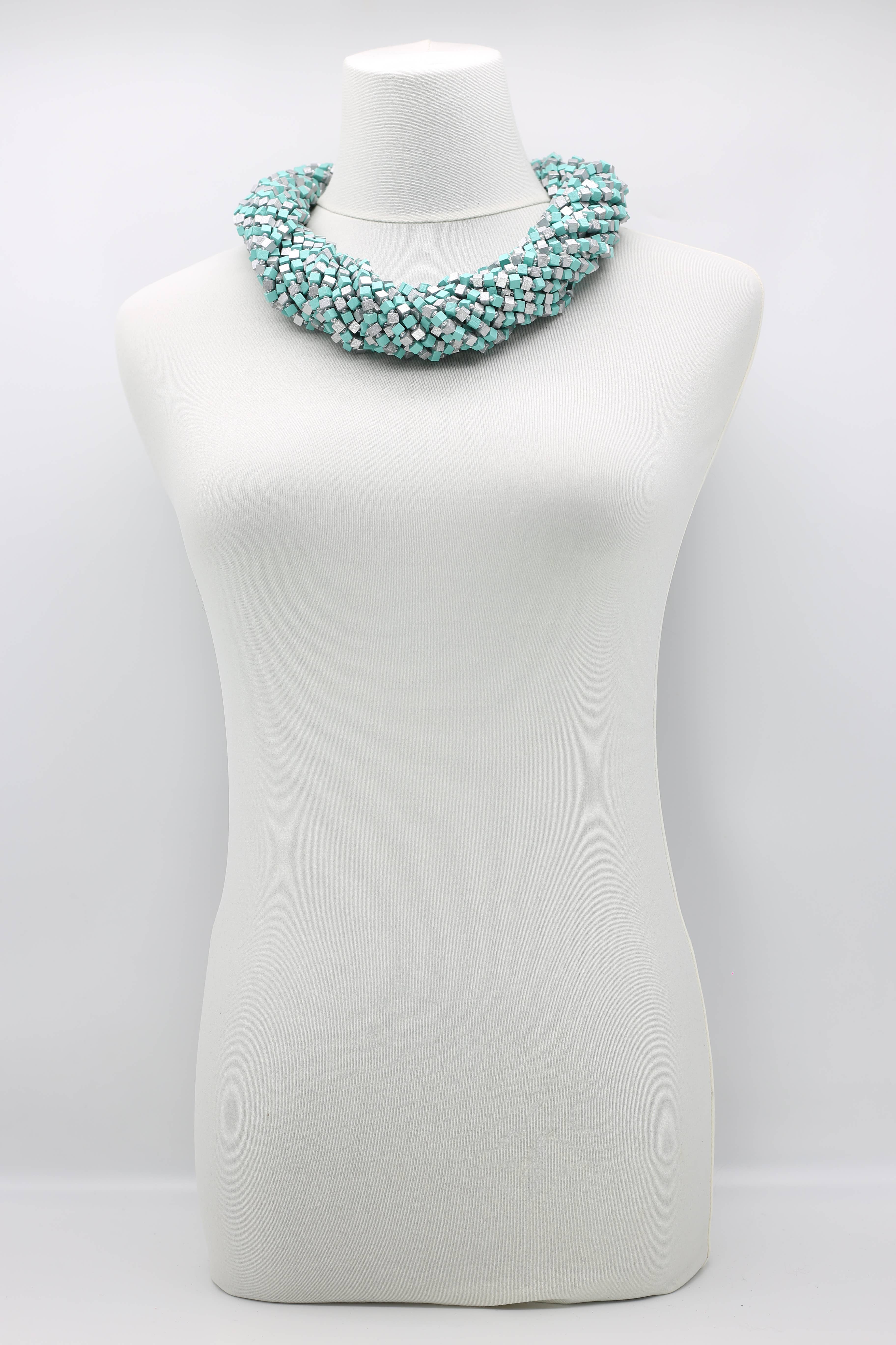 Jianhui London – Engroshandel Perlehalskæde – Den næste Pashmina halskæde Træperler - Mosaic Art28