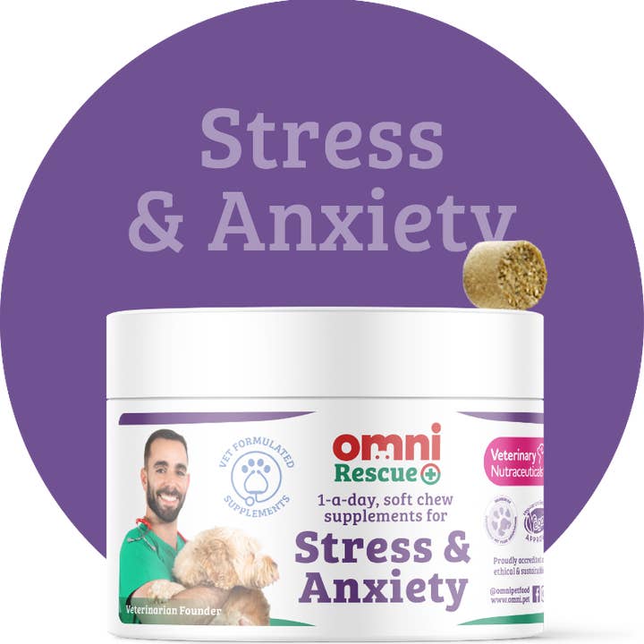Omni – wholesale Pet supplement – Dog – Omni Rescue - ‘Stress & Anxiety’ supplement