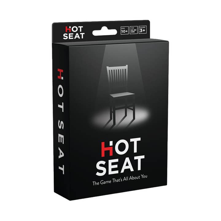 HOT SEAT: ON-THE-GO EDITION: Tuck Box Family Game for wholesale by Dyce Games