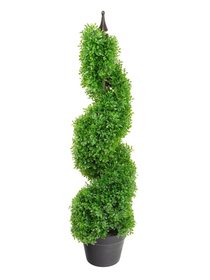 Artificial 3ft Boxwood Spiral Tree for wholesale by Closer2Nature