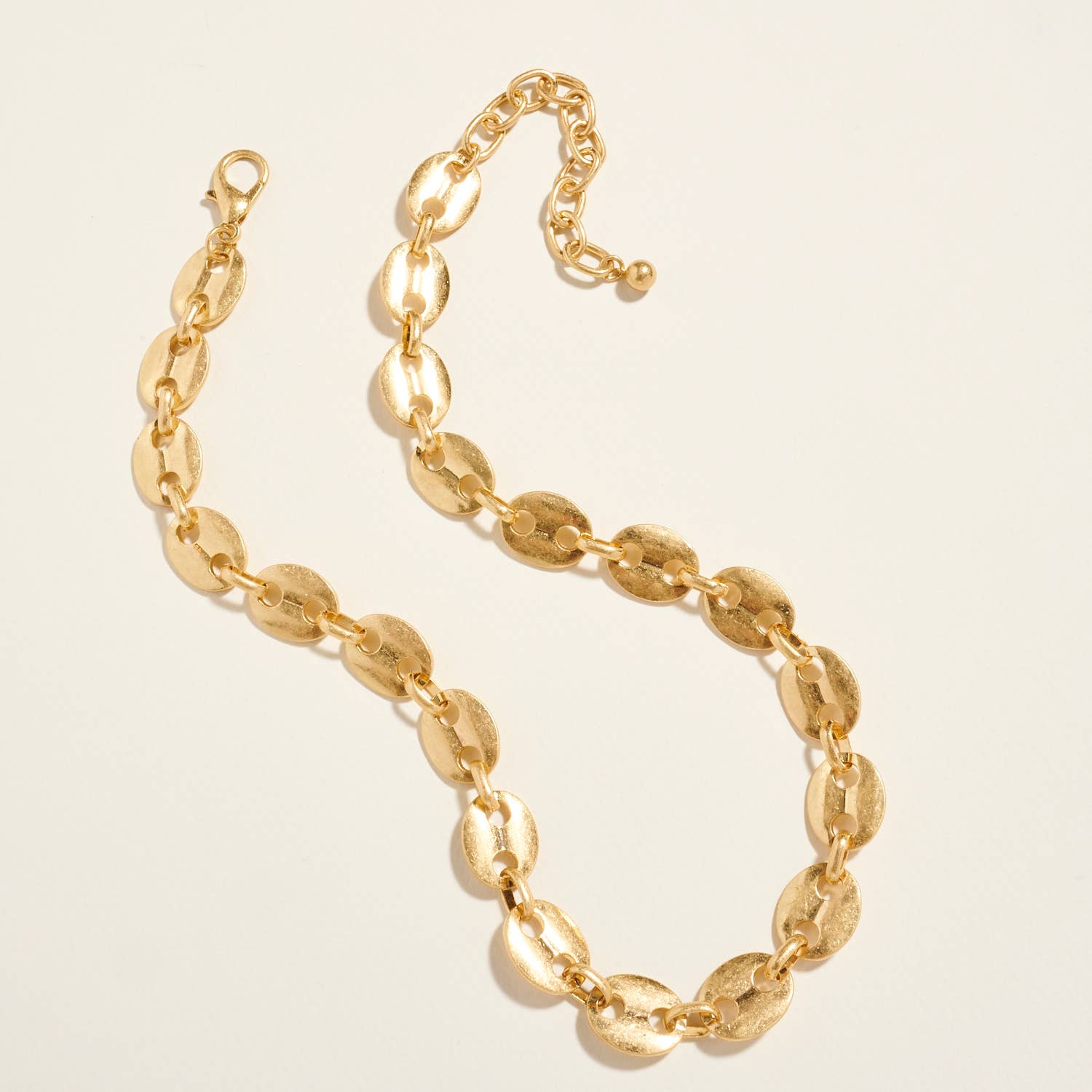 Designature New York - Wholesale Link & Chain Necklace - Handmade Vintage Metal Chain Short Necklace0