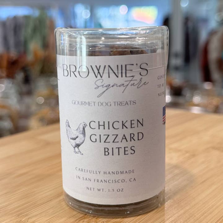 Chicken Gizzards & Rice Bites - Pocket Tube for wholesale by Brownie's Dog Treats