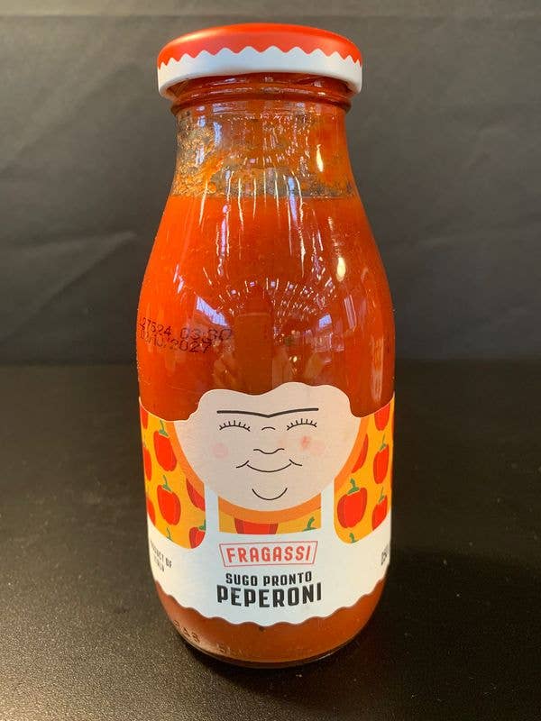 COSTOLUTO – Molho para massa por atacado – Molho de Tomate Sugo Pronto / Pimentos (Pimentão) / 250g / VE 60