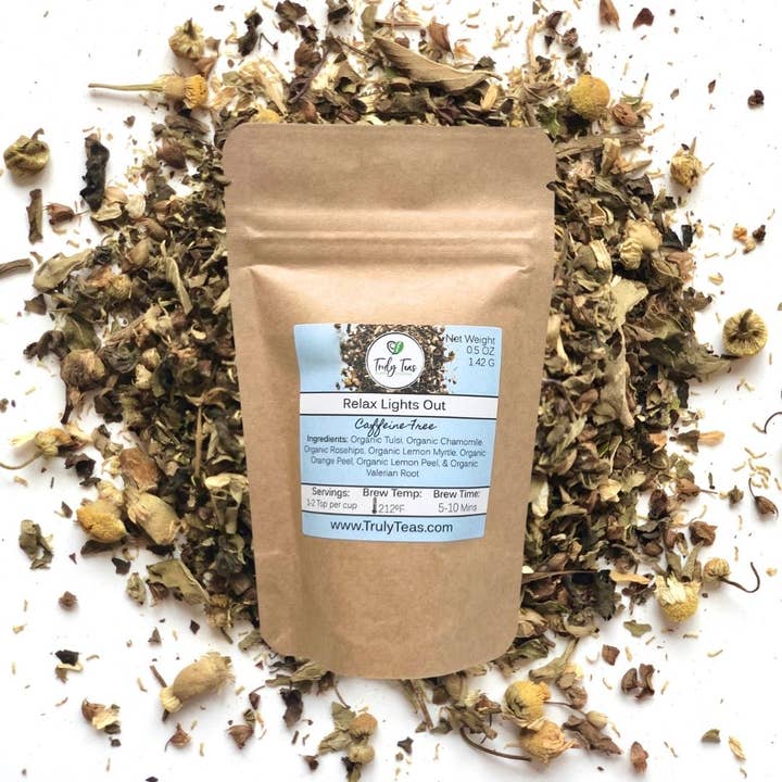 Truly Teas – wholesale Löst te – Koppla av lamporna