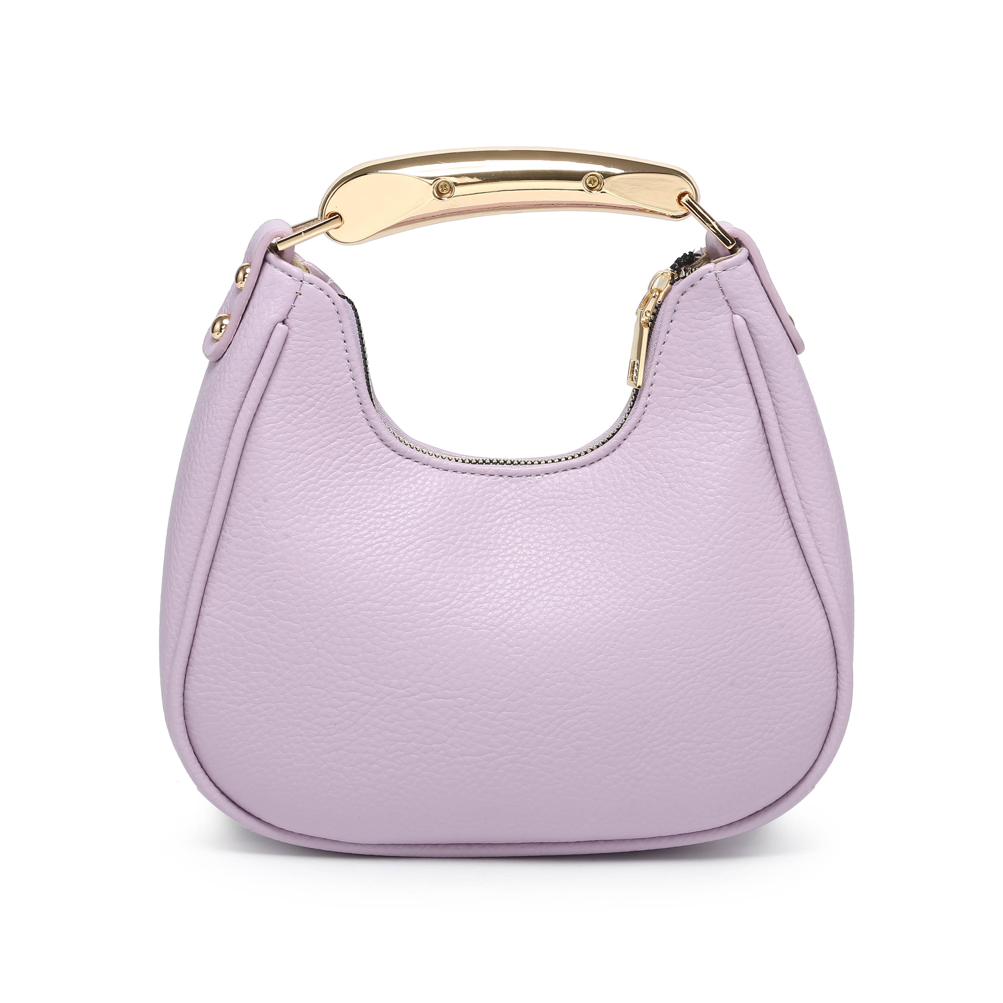 Papaya Fashion Ltd – wholesale Top handle bag – women's – B23052-Top Zip Closure Metal Handle Grab Bag11