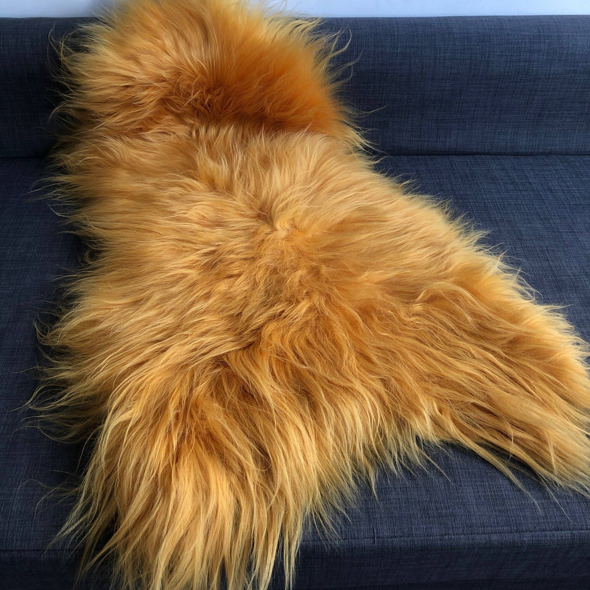 Wildash London - Wholesale Throw Blanket - Icelandic Longhair Sheepskin Throw | Sheep Skin Rug4