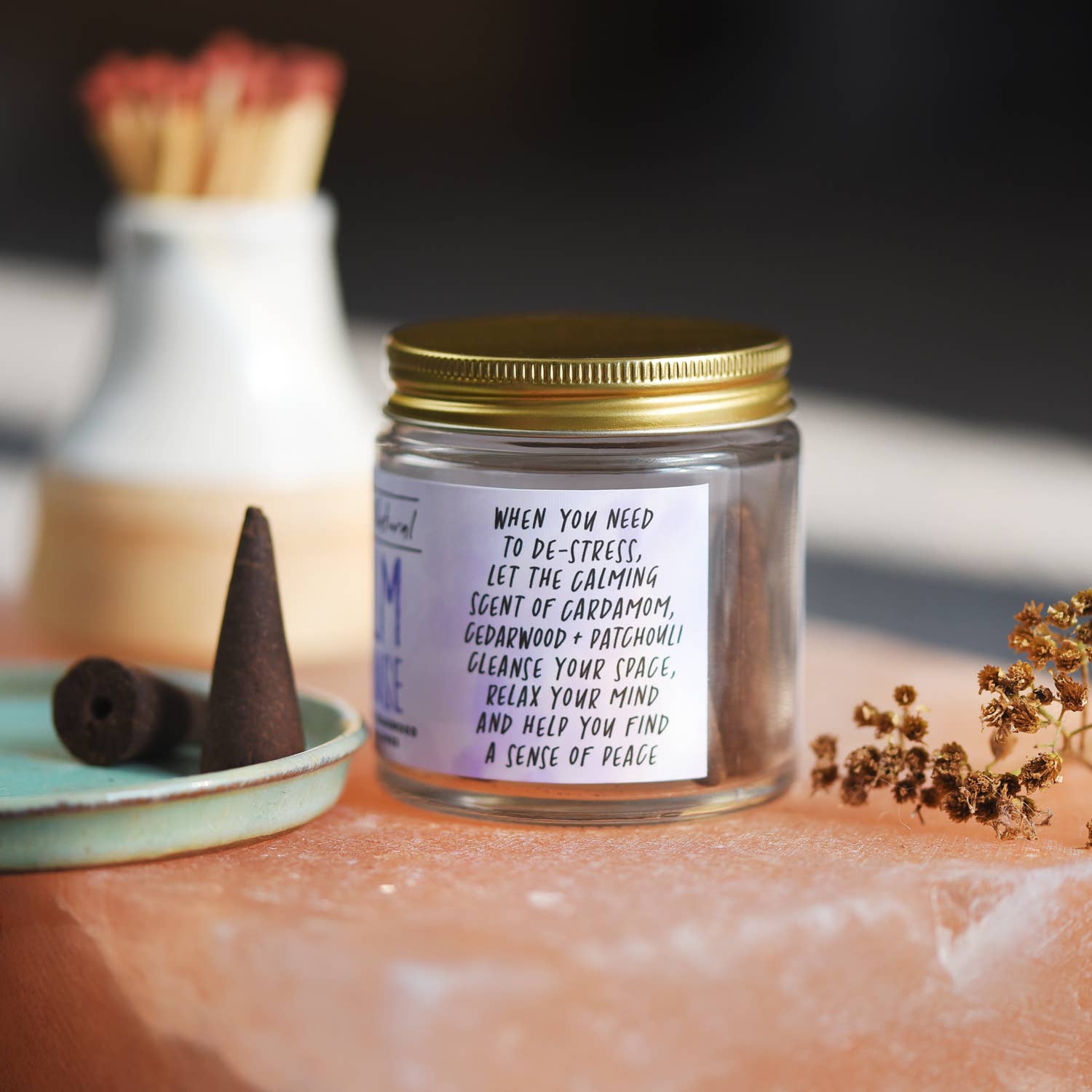 Paper Plane – wholesale Incense – Calm Incense Jar of Incense Cones - plant based, vegan2