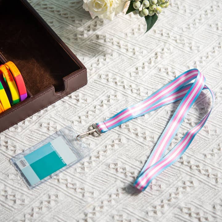 The Awareness Company - Wholesale Lanyard - Unisex - Transgender Flag Lanyards4