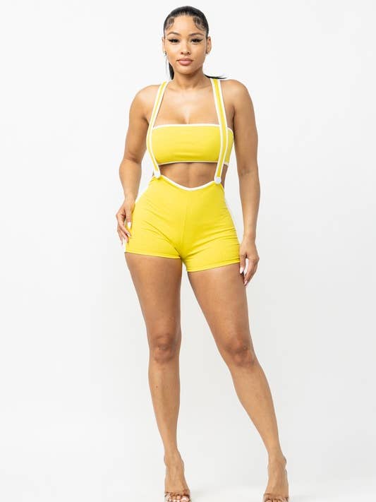 Ensemble de pantalons courts Tube Top W pour la vente par Belita Collection