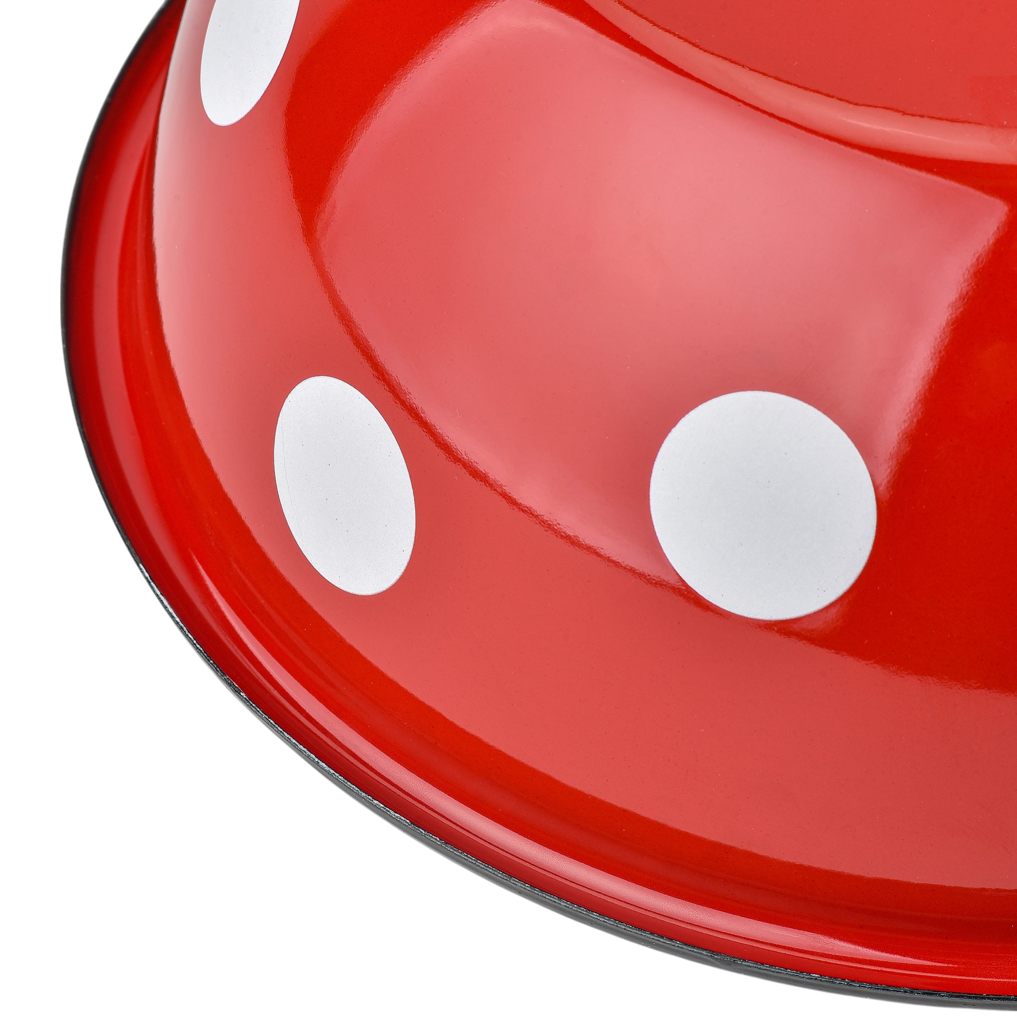 STP - Wholesale Bowl - Polka-Dot Enamel Steel Bowl Set of 3 (1.6+2.7+4.2-qt)4