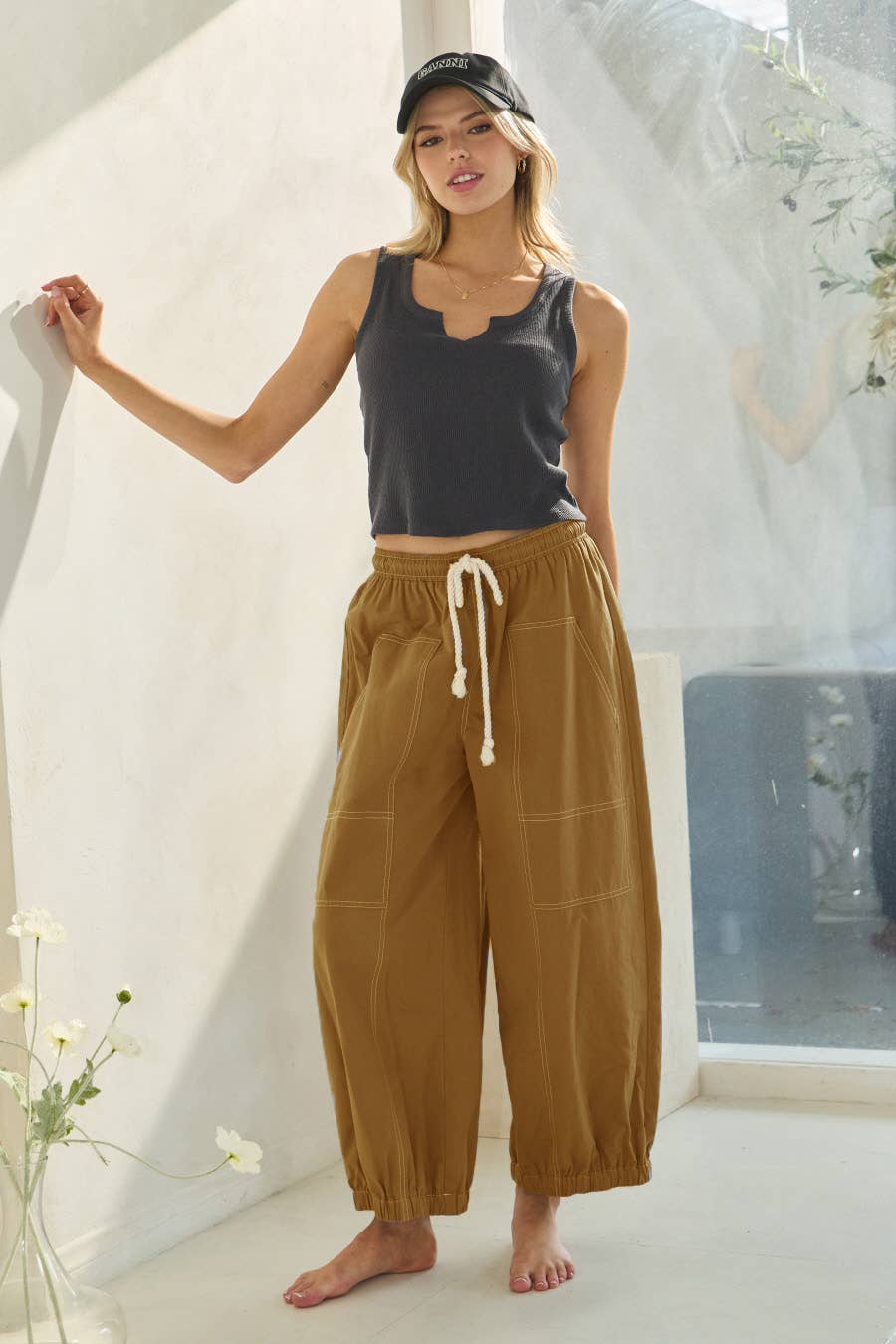 Oddi - Wholesale Pants - Women's - Balloon Shaped Cotton Pants7