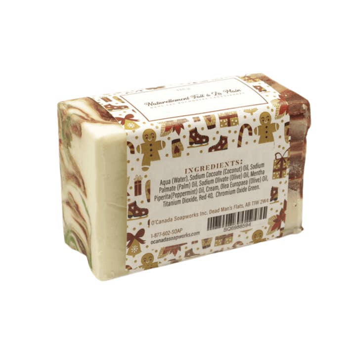 O'Canada Soapworks Inc - Wholesale Bar Soap - Candy Cane Soap2