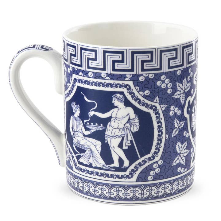 Blue Room Mug, Greek 16 Oz for wholesale by Portmeirion, Spode, Pimpernel, Nacthmann, Wrendale Designs